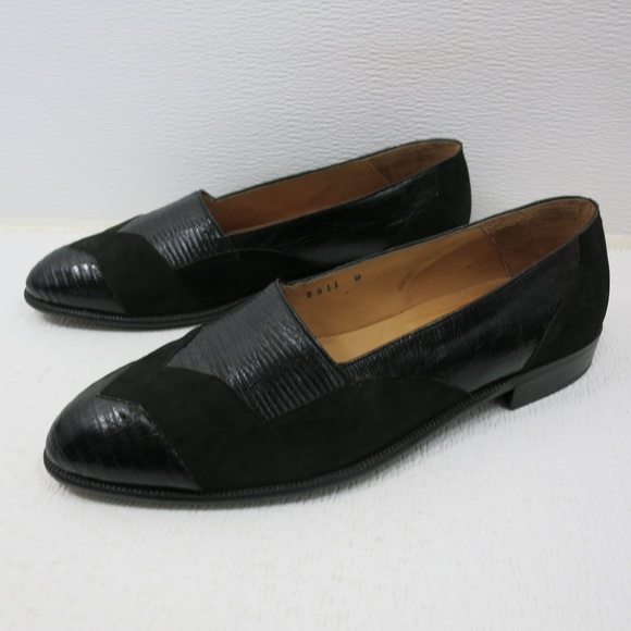 Giannoni Other - Giannoni Genuine Lizard Suede Leather Loafers 9